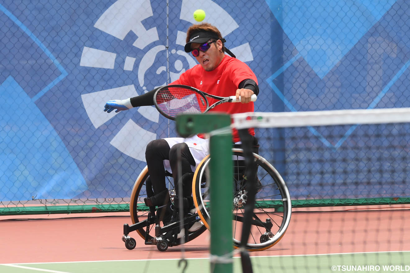 インドネシア2018アジアパラ競技大会(大会7日目):車いすテニス|チャレンジャーの銀メダル菅野浩二
|障害者スポーツ専門情報サイト Sports News