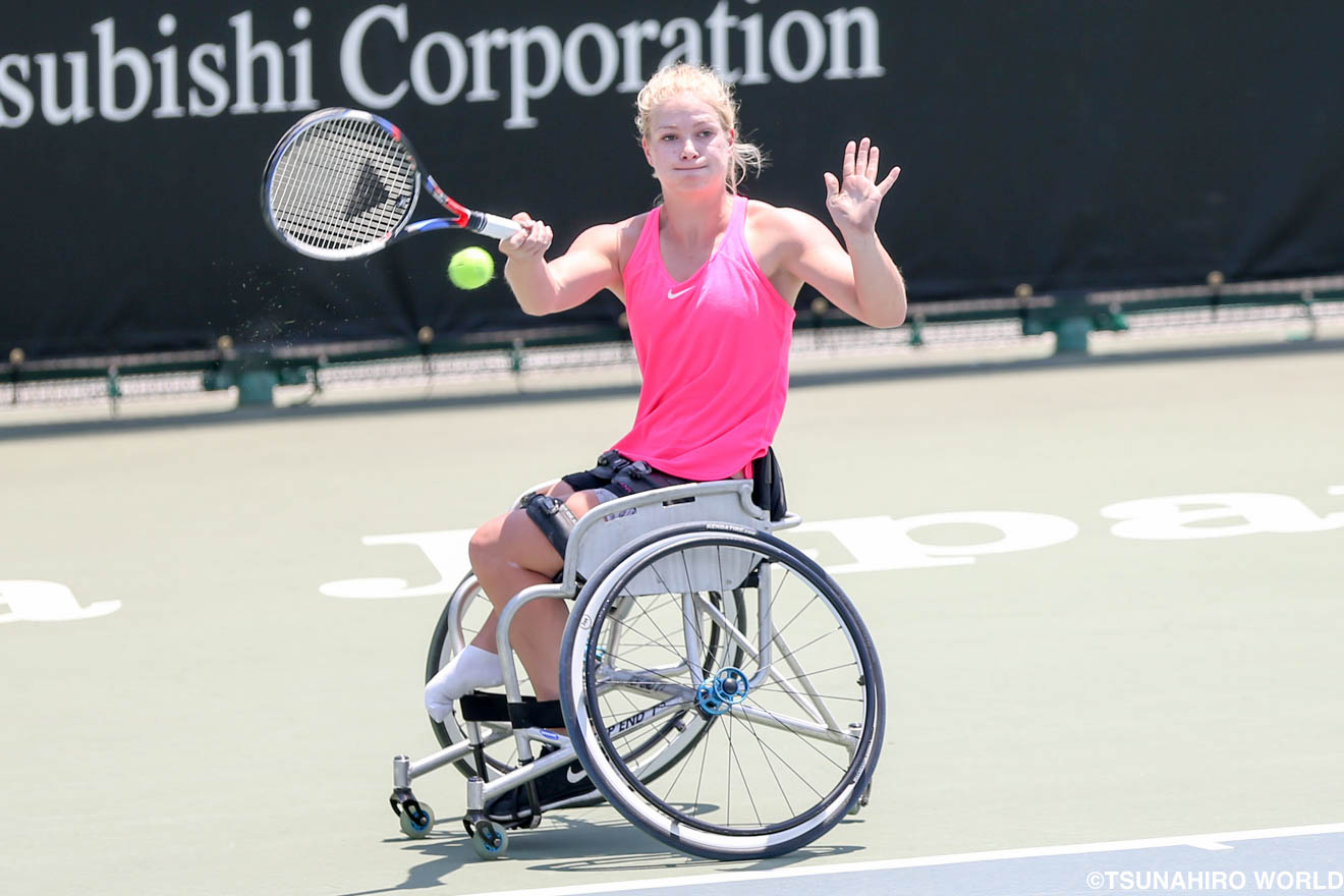 決勝で上地結衣と対戦する世界ランキング3位のデ・グルート(オランダ) | 上地、5連覇へあと1勝。ダブルスは優勝。
|飯塚国際車いすテニス大会 | Glitters 障害者スポーツ専門ニュースメディア