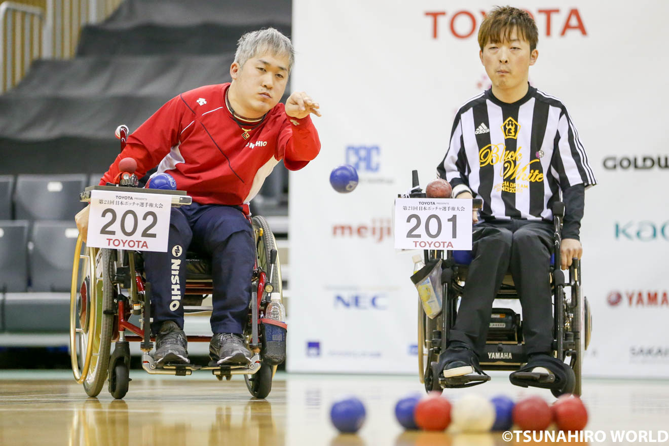 BC2クラス決勝の最終エンドで杉村英孝に逆転し、王座を奪還した廣瀬隆喜 | リオ団体銀の廣瀬ら4人が東京パラ代表内定!|第21回日本ボッチャ選手権大会 | Glitters 障害者スポーツ専門ニュースメディア