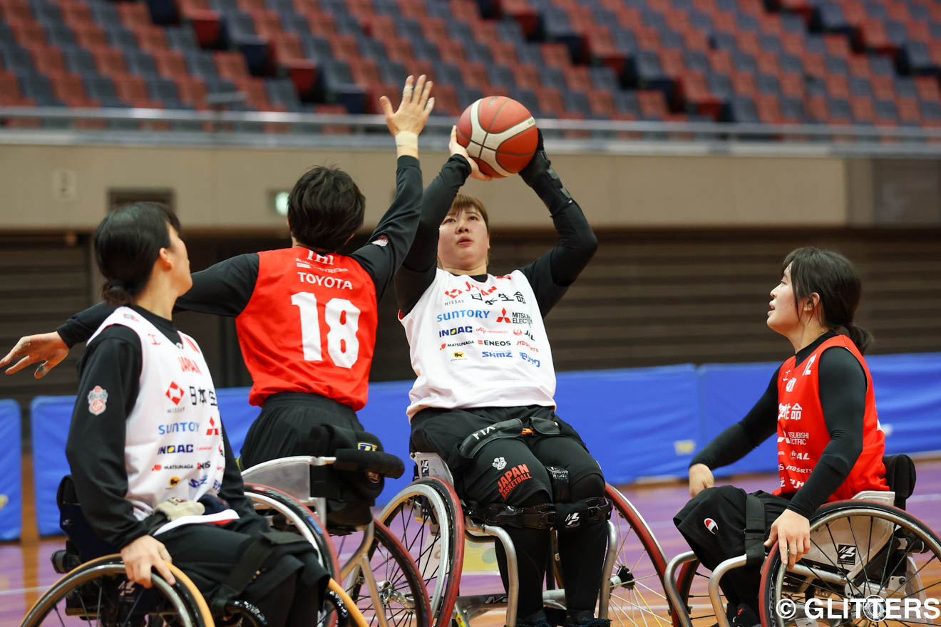今年から強化指定選手に選出された江口侑里。高さとシュート力が武器。 | 車いすバスケットボール新生女子JAPAN パリに向けて好発進!|車いすバスケットボールフレンドシップゲームズ大阪2022 | Glitters 障害者スポーツ専門ニュースメディア