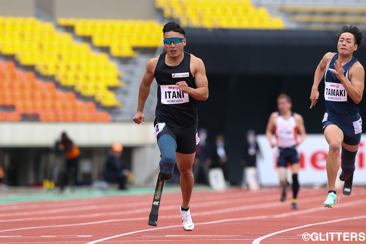 東京パラリンピック代表の大島健吾との戦いに打ち勝った井谷俊介 | 世界選手権出場をかけ記録に挑む 
〜第34回日本パラ陸上競技選手権大会【1日目】〜|第34回日本パラ陸上競技選手権大会【1日目】 | Glitters 障害者スポーツ専門ニュースメディア