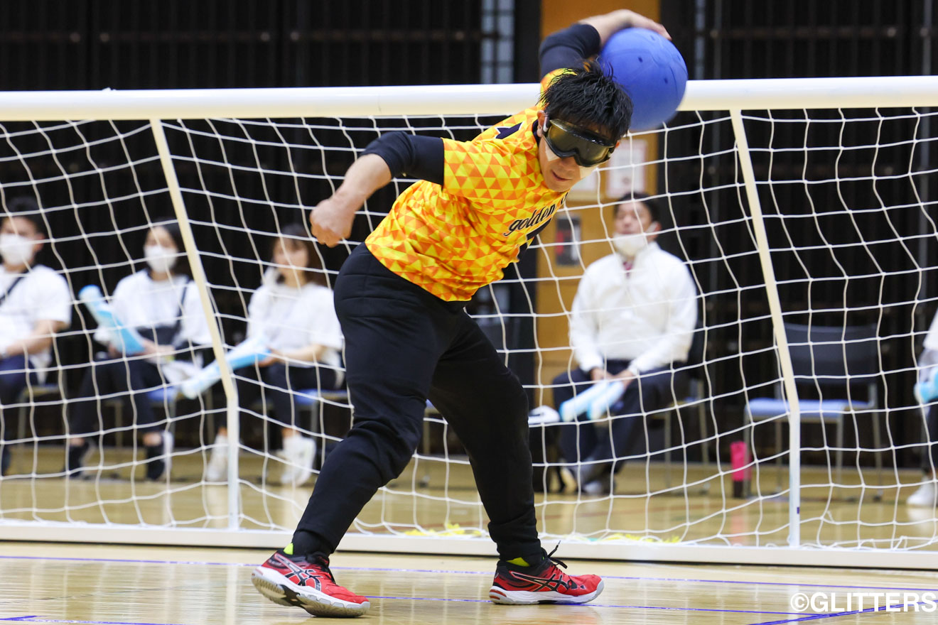 若き主将としてチームを優勝に導いた金子和也(ゴールデンスターズ) | 男子は「ゴールデンスターズ」が初出場初優勝|MONEY DOCTORパラスポーツスペシャル 第30回日本ゴールボール選手権大会 | Glitters 障害者スポーツ専門ニュースメディア