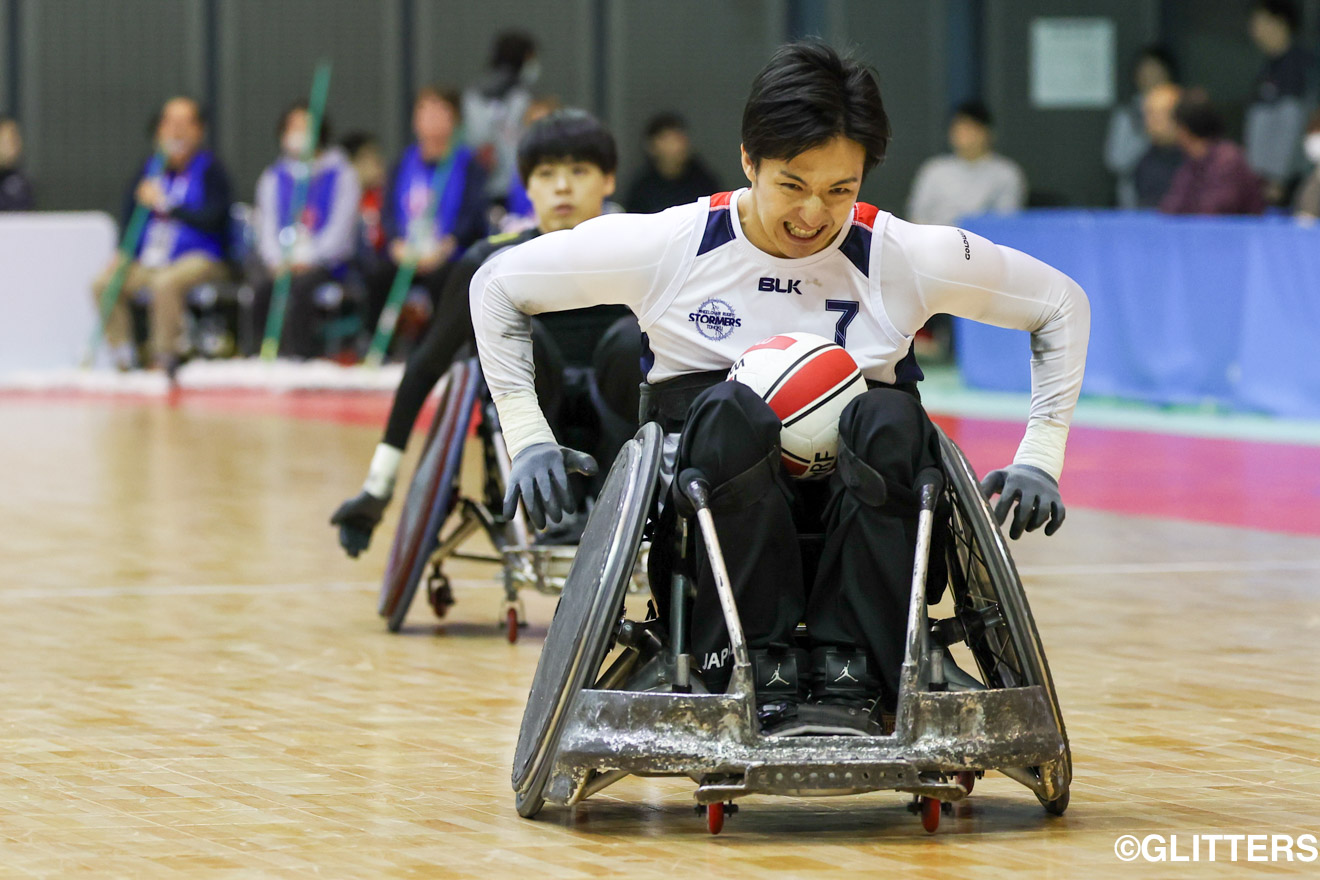 STORMERSの攻撃の要となるキャプテン中町俊耶 | BLITZが8年ぶりに王座奪還!9度目の日本一に輝く|第25回車いすラグビー日本選手権大会 | Glitters 障害者スポーツ専門ニュースメディア