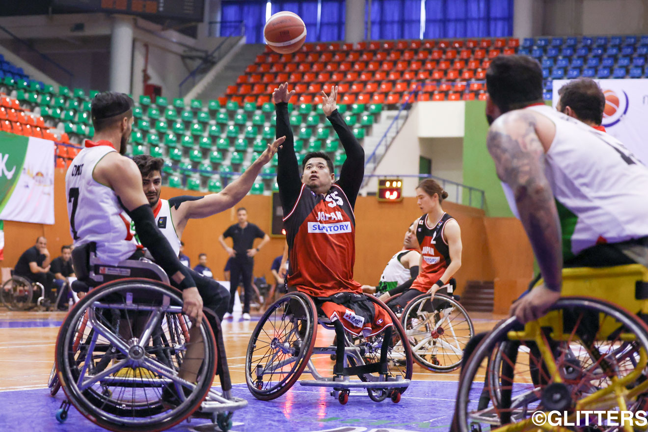 ベテラン香西宏昭は攻守ともに安定したプレーを見せた | 男子日本代表、パリへの戦いに終止符も最後まで諦めない姿を披露|2024アジアオセアニアチャンピオンシップス | Glitters 障害者スポーツ専門ニュースメディア