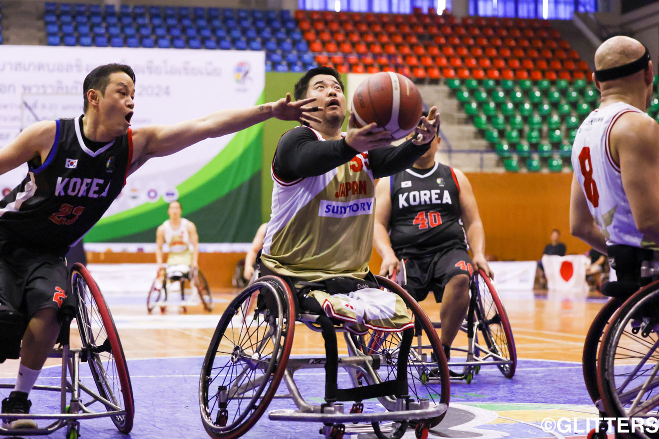 チーム最多の12得点を挙げ、オフェンスでも牽引した香西宏昭 | 男子日本代表、突き付けられた厳しい現実を4年後の道しるべに|2024アジアオセアニアチャンピオンシップス | Glitters 障害者スポーツ専門ニュースメディア