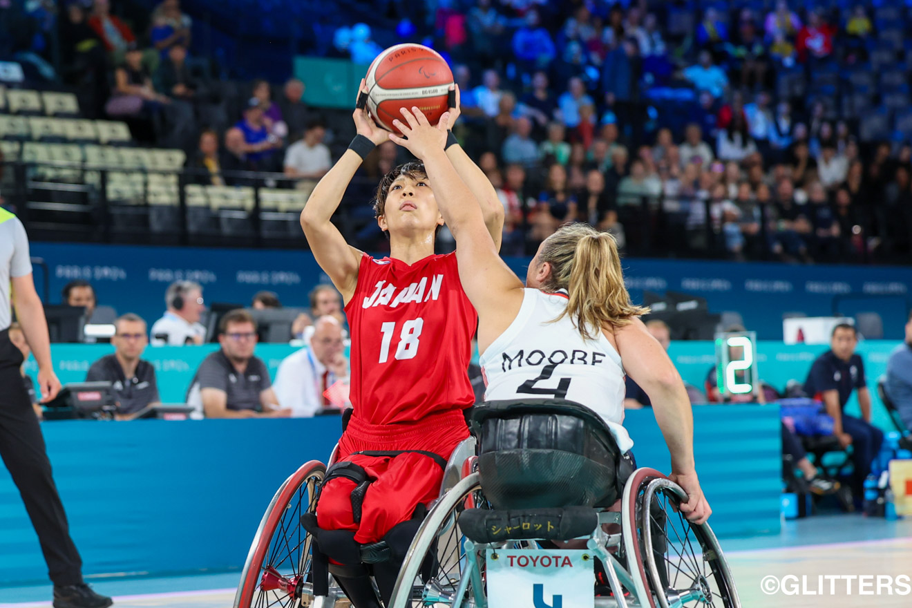 今大会大活躍のキャプテン北田はイギリス戦でのFGがなく悔しさを滲ませた | 前半は今大会一番の得点力を見せるも惜敗。最終戦は初勝利をかけた戦いに|パリ2024パラリンピック競技大会 9/5【車いすバスケットボール女子】 | Glitters 障害者スポーツ専門ニュースメディア