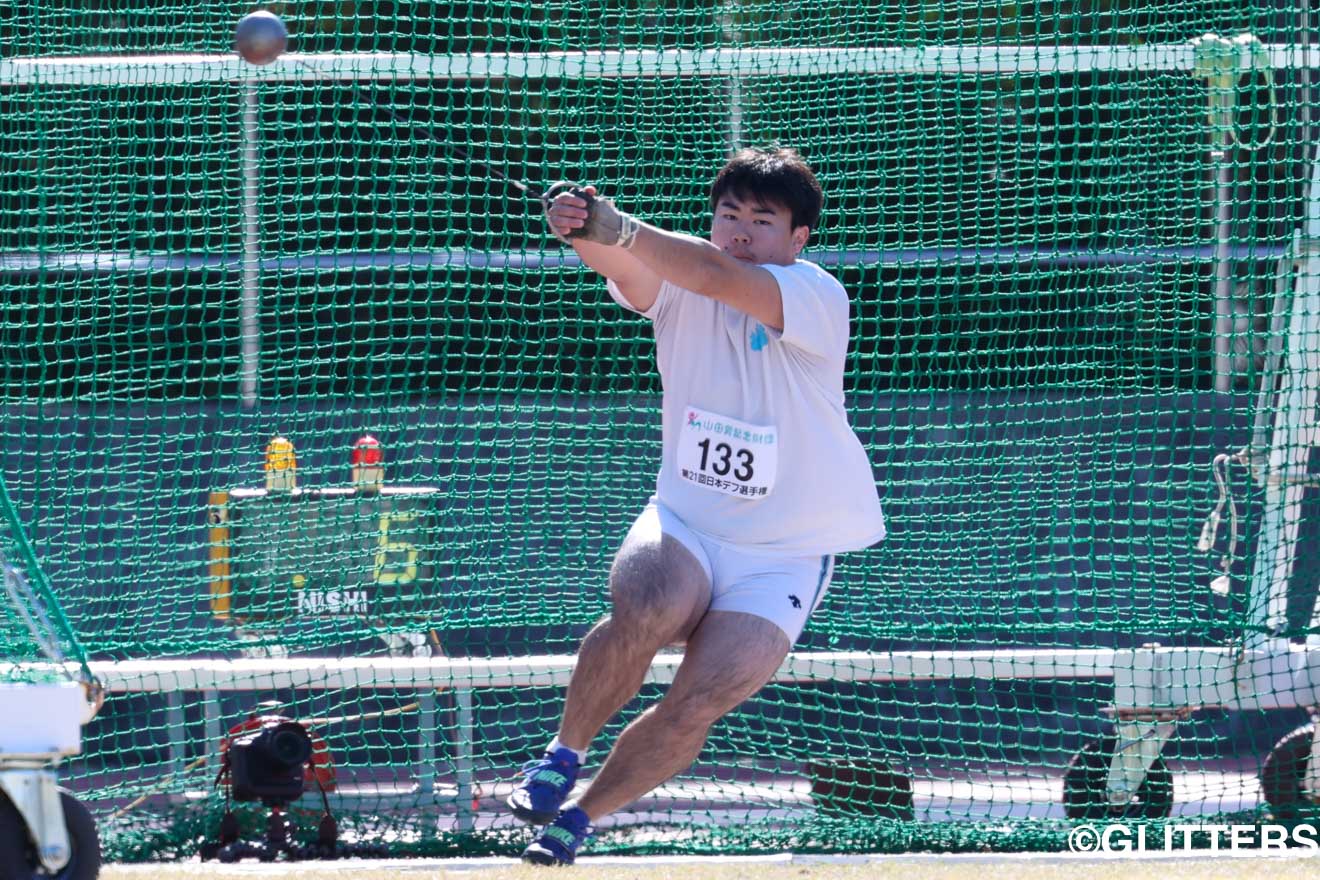 第21回日本デフ陸上競技選手権大会男子ハンマー投は遠山莉生が56m64で初優勝 | 末吉凪が女子棒高跳で3m60のデフ世界新記録｜2nd World Games of Deaf Athletics Teams 2024兼第21回日本デフ陸上競技選手権大会 兼 第4回日本デフU18陸上競技選手権大会 | Glitters 障害者スポーツ専門ニュースメディア