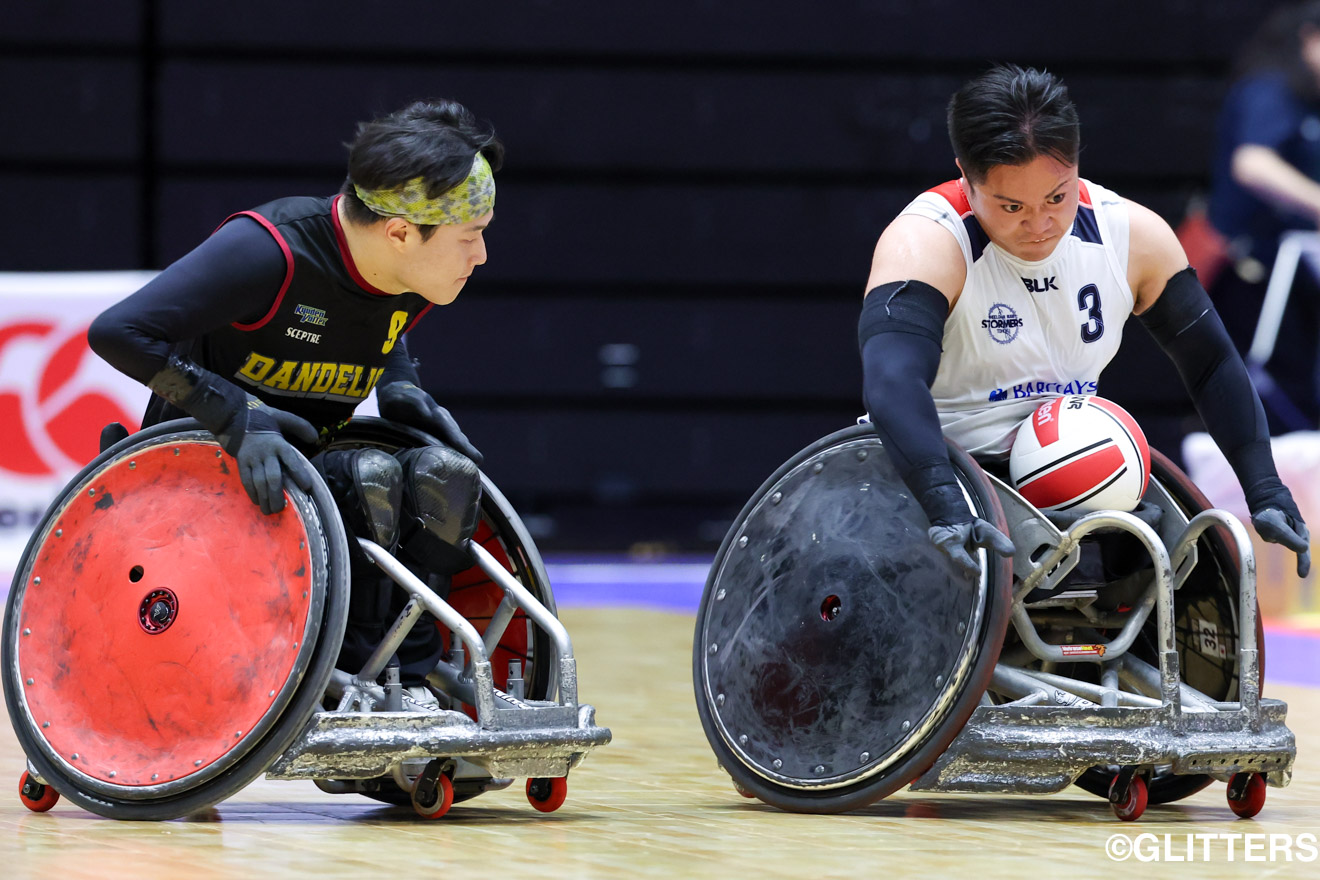 「チームを優勝に導きたかった」と悔しさをにじませ、リベンジを誓った橋本勝也(右) | BLITZが日本選手権連覇!創部20年で通算10度目の優勝|第26回車いすラグビー日本選手権大会 | Glitters 障害者スポーツ専門ニュースメディア