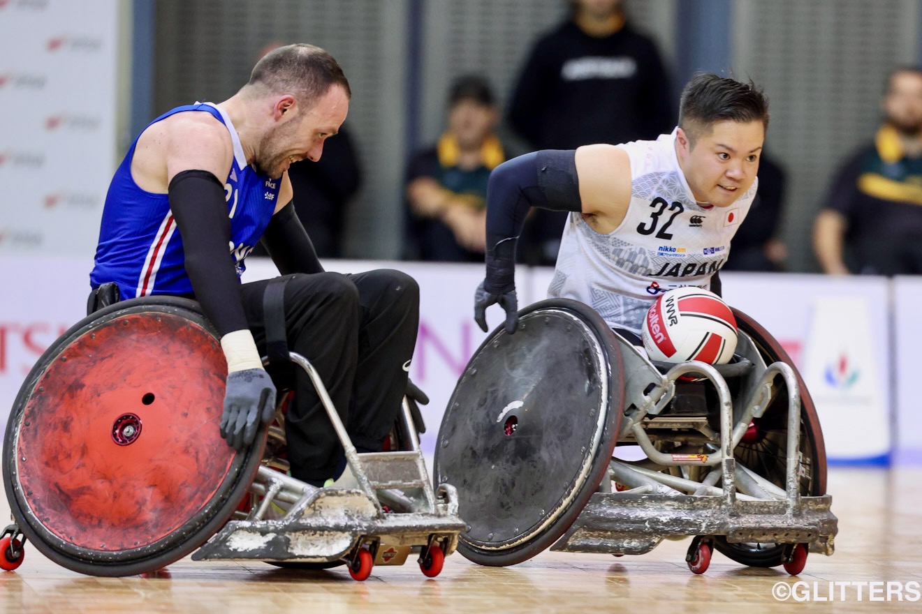 世界トップレベルのスキルに加え、闘争心あふれるプレーでチームを優勝へと導いたキャプテンの橋本勝也 | 車いすラグビー日本代表がパラリンピック後初の国際大会で優勝!|2025ジャパンパラ車いすラグビー競技大会 | Glitters 障害者スポーツ専門ニュースメディア