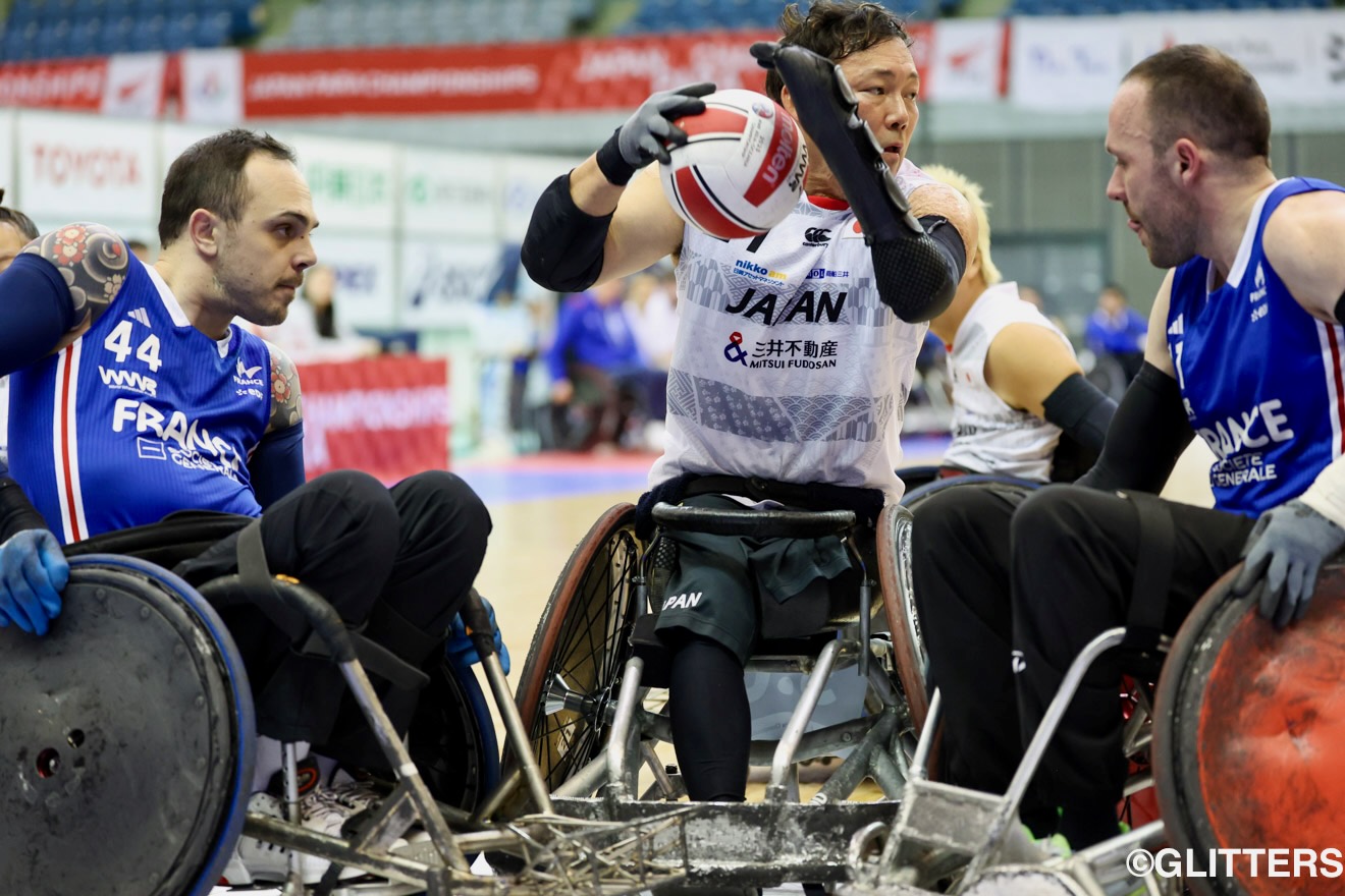 コート内でもベンチでもリーダーシップを発揮した池透暢。新ルールへの対応に向け多くのチャレンジが見られた | 車いすラグビー日本代表がパラリンピック後初の国際大会で優勝!|2025ジャパンパラ車いすラグビー競技大会 | Glitters 障害者スポーツ専門ニュースメディア