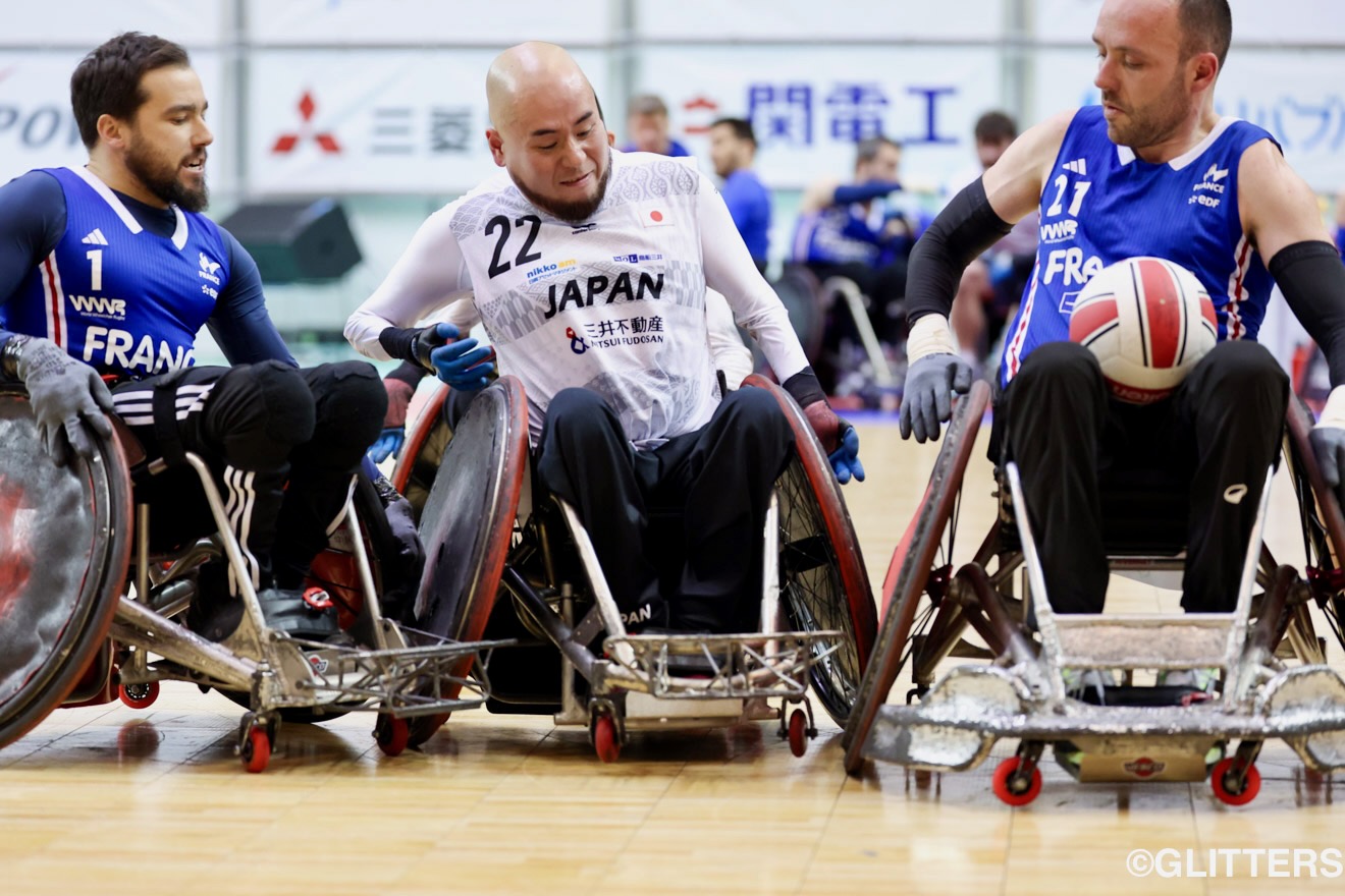キャプテンを務めた乗松聖矢はディフェンスとハードワークでチームを鼓舞し続けた | 車いすラグビー日本代表がパラリンピック後初の国際大会で優勝!|2025ジャパンパラ車いすラグビー競技大会 | Glitters 障害者スポーツ専門ニュースメディア