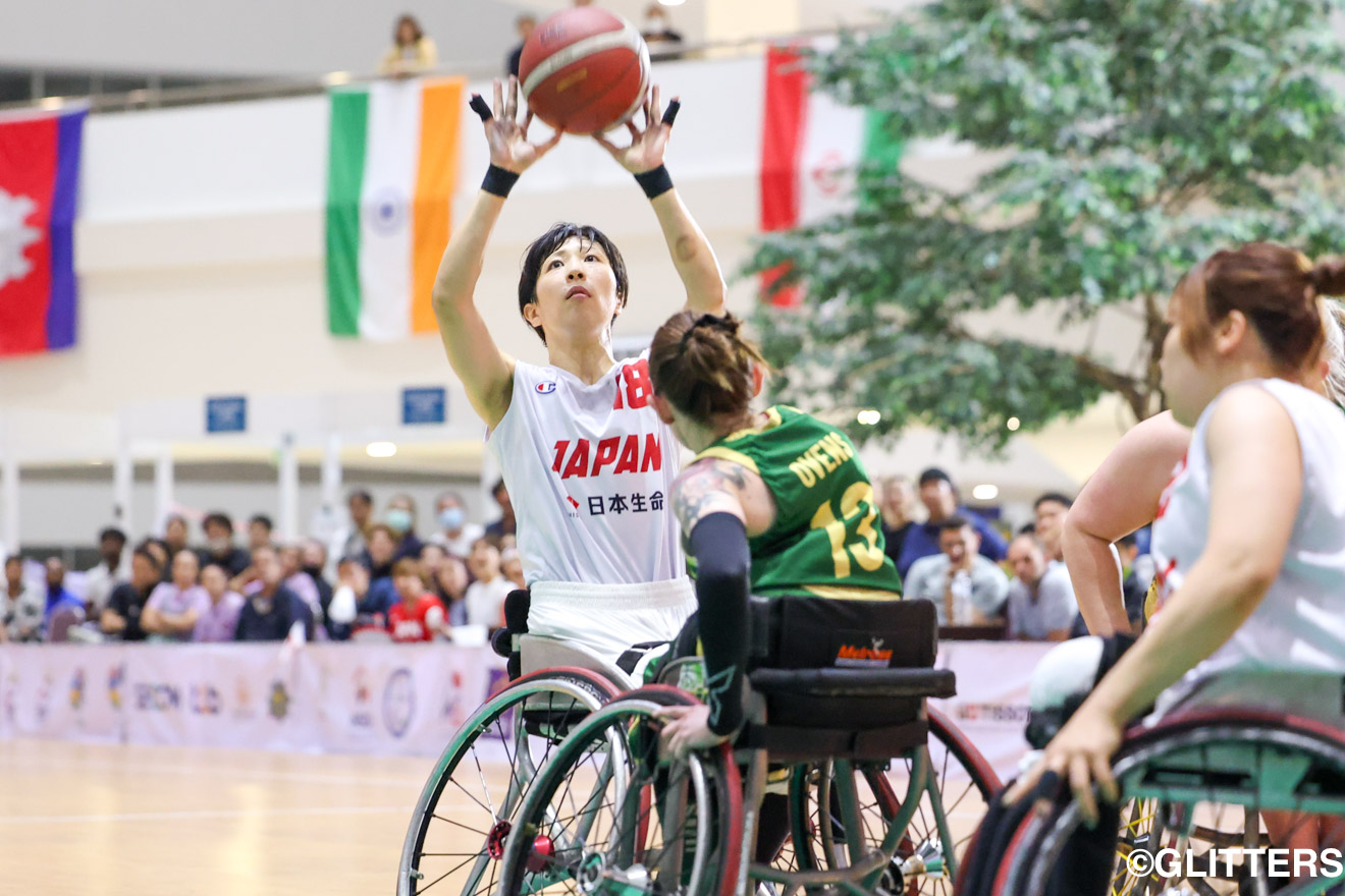 爆発力で試合を動かし、勝負どころで打ち切る。得点源としてチームを勝利へ導いた北田千尋 | 車いすバスケ女子日本代表、2大会連続で世界選手権出場が決定！勝利の裏にあった予選リーグからの伏線｜2025 IWBFアジアオセアニアチャンピオンシップス | Glitters 障害者スポーツ専門ニュースメディア