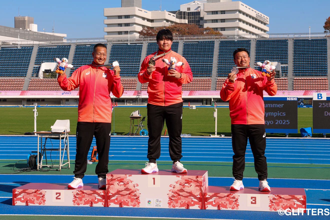 東京2025デフリンピック|陸上・男子ハンマー投げ、日本選手が表彰台を独占!|障害者スポーツ専門情報サイト Sports News