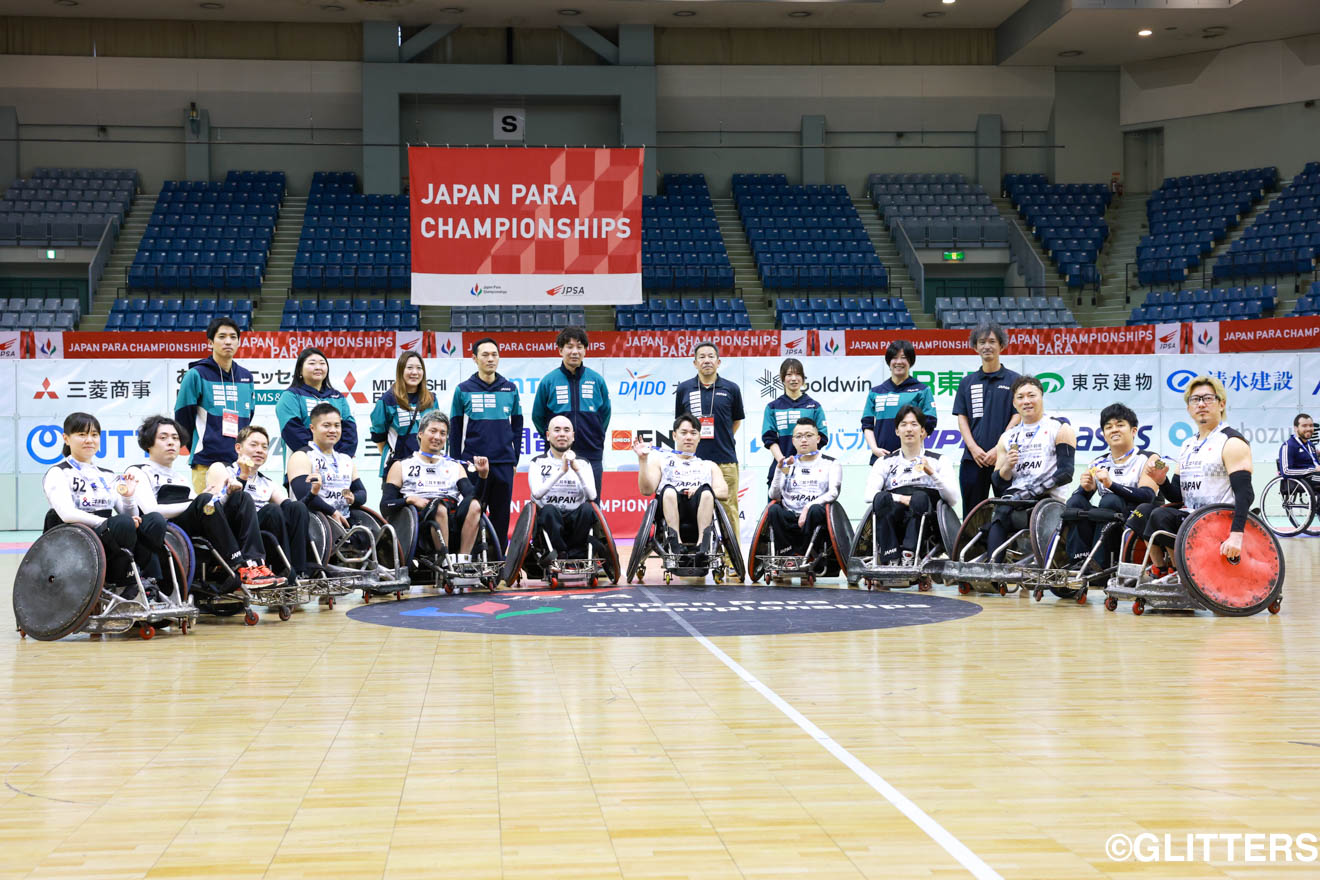 今年初の国際大会で全勝優勝を果たした車いすラグビー日本代表。2026年はカナダカップ、世界選手権、アジアパラ競技大会と代表戦が目白押しだ | 車いすラグビー日本代表 世界ランク1位の実力を見せつけ全勝優勝|2026ジャパンパラ車いすラグビー競技大会 | Glitters 障害者スポーツ専門ニュースメディア