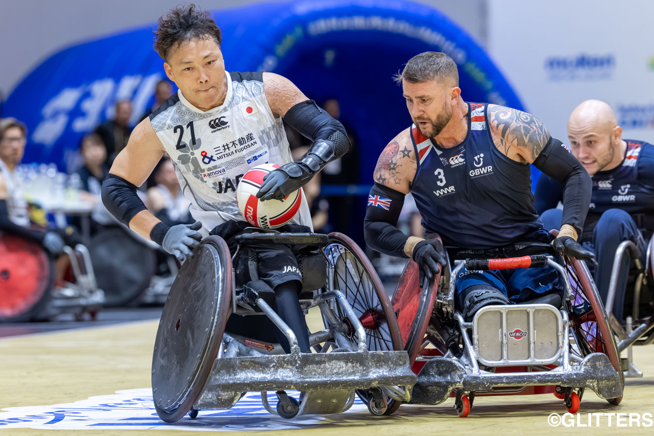 3位決定戦でプレーヤー・オブ・ザ・マッチを受賞した池透暢。クラス3.0のベスト・プレーヤー賞も受賞した | 3位決定戦でイギリスを下し日本は銅メダル獲得｜2026 WWR車いすラグビー世界選手権大会 | Glitters 障害者スポーツ専門ニュースメディア