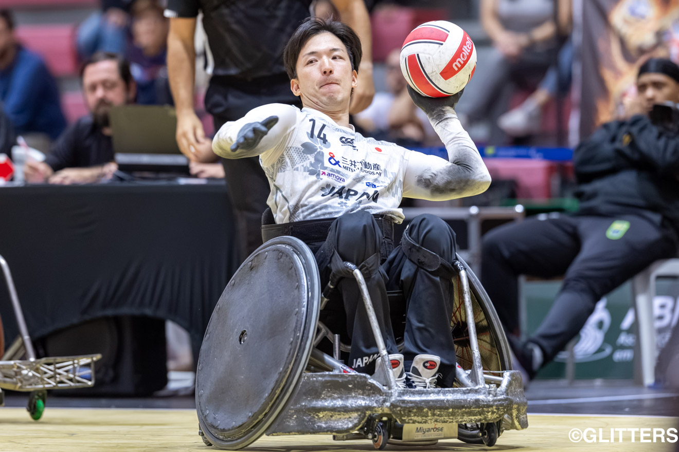 中町俊耶の入るラインナップは日本の大きな武器になっている。より磨きのかかったバランスラインに今後も期待だ | 3位決定戦でイギリスを下し日本は銅メダル獲得｜2026 WWR車いすラグビー世界選手権大会 | Glitters 障害者スポーツ専門ニュースメディア